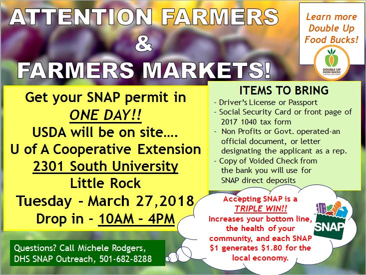 arkansasdhs's tweet photo. #DHS #SNAPOutreach #USDA https://t.co/lKUj9os9es