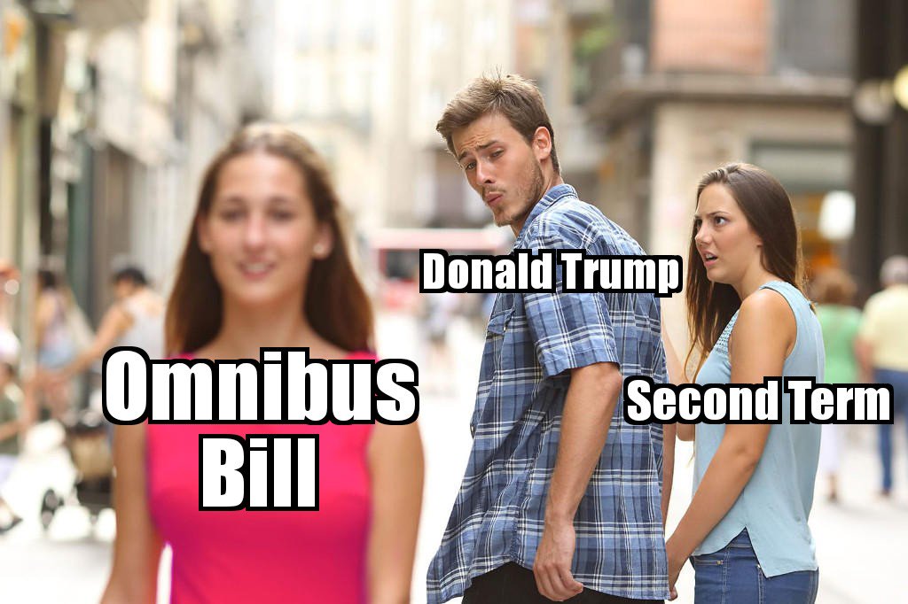 rvolt24's tweet image. Maybe @realDonaldTrump will understand if we say it in memes. #Omnibus #Omnibust