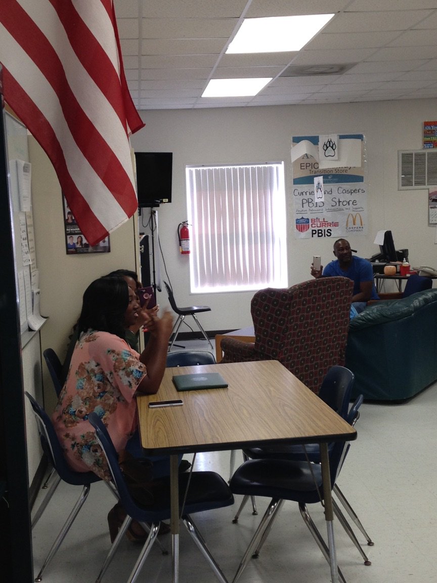 Former Brandon EPIC Student, Ms Porter returns to show off diploma and deliver a message, "Let others help you." <a href="/Jeff_Eakins/">Jeff Eakins</a> <a href="/MzVegaEugene/">Jessica Vega-Eugène</a>