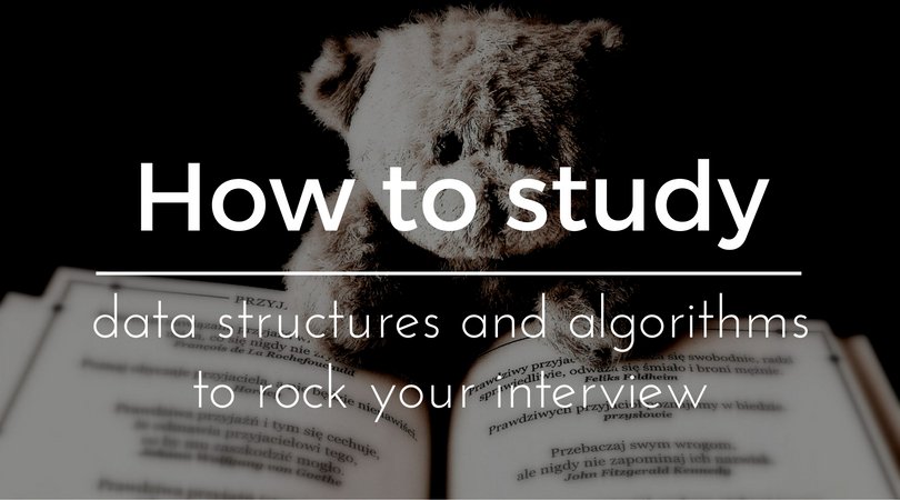 ByteByByteBlog's tweet image. "By knowing common data structures and algorithms down cold, it will give you a big leg up when it comes to interviewing." bit.ly/2tsDesK