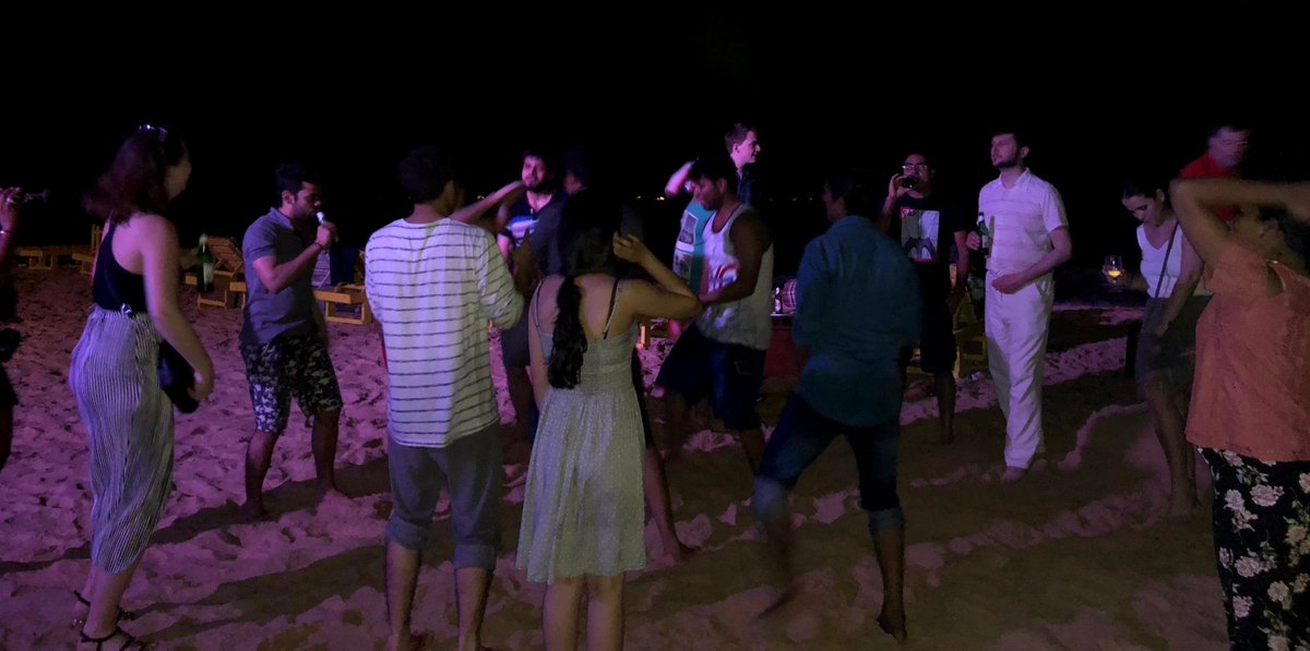 Dancing on the #beach in #Goa, #India... #beachlife