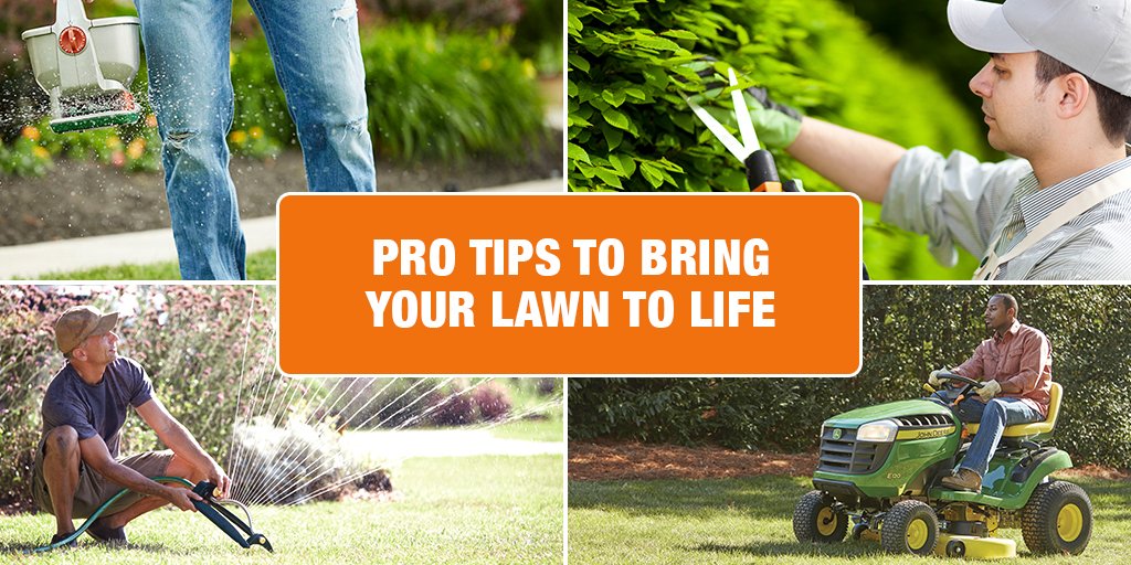 With these tips from experienced groundskeepers at @FenwayPark and @EastLakeGC as your lawn care guide this season, your yard will be the envy of the neighborhood. thd.co/2pB57cH