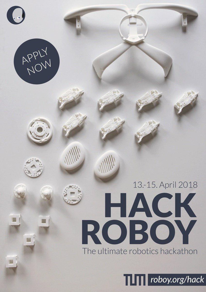 robodies's tweet photo. Do you love Robotics as we do? And Pizza? Are you up to explore all parts of my inner workings and push the boundaries further? Hack me and let's see what you can do to improve the life of a humanoid robot.
https://t.co/pp92aVOmMK
#roboy #roboy2.0 #hackroboy #hackathon #makeathon https://t.co/vmVOR3lqeA
