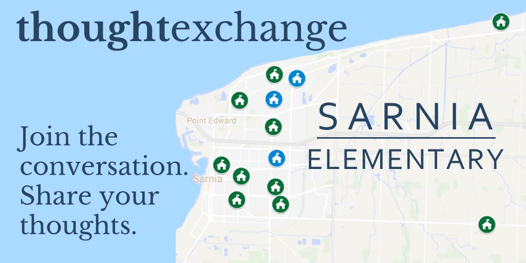 On March 26, <a href="/LKDSB/">Lambton Kent DSB</a> is launching a Thoughtexchange regarding the Sarnia Elementary phase of pupil accommodation. Learn more: lkdsb.net/Board/Communit….