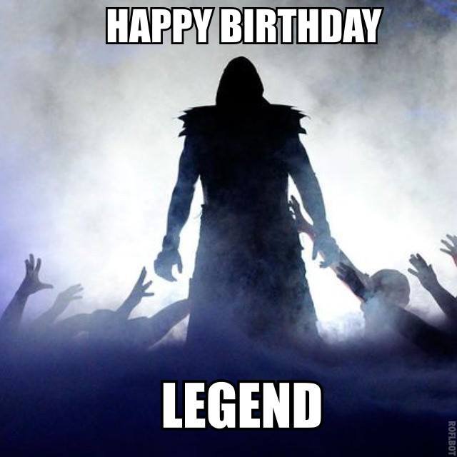 Happy 53th birthday  The Undertaker 