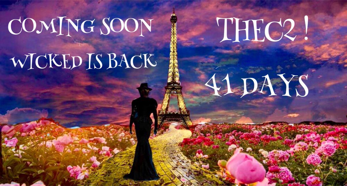 bex_amy's tweet image. I am very excited to see you again in 41 days 😍💚 #Wickedisback #THEC2 @bexmader