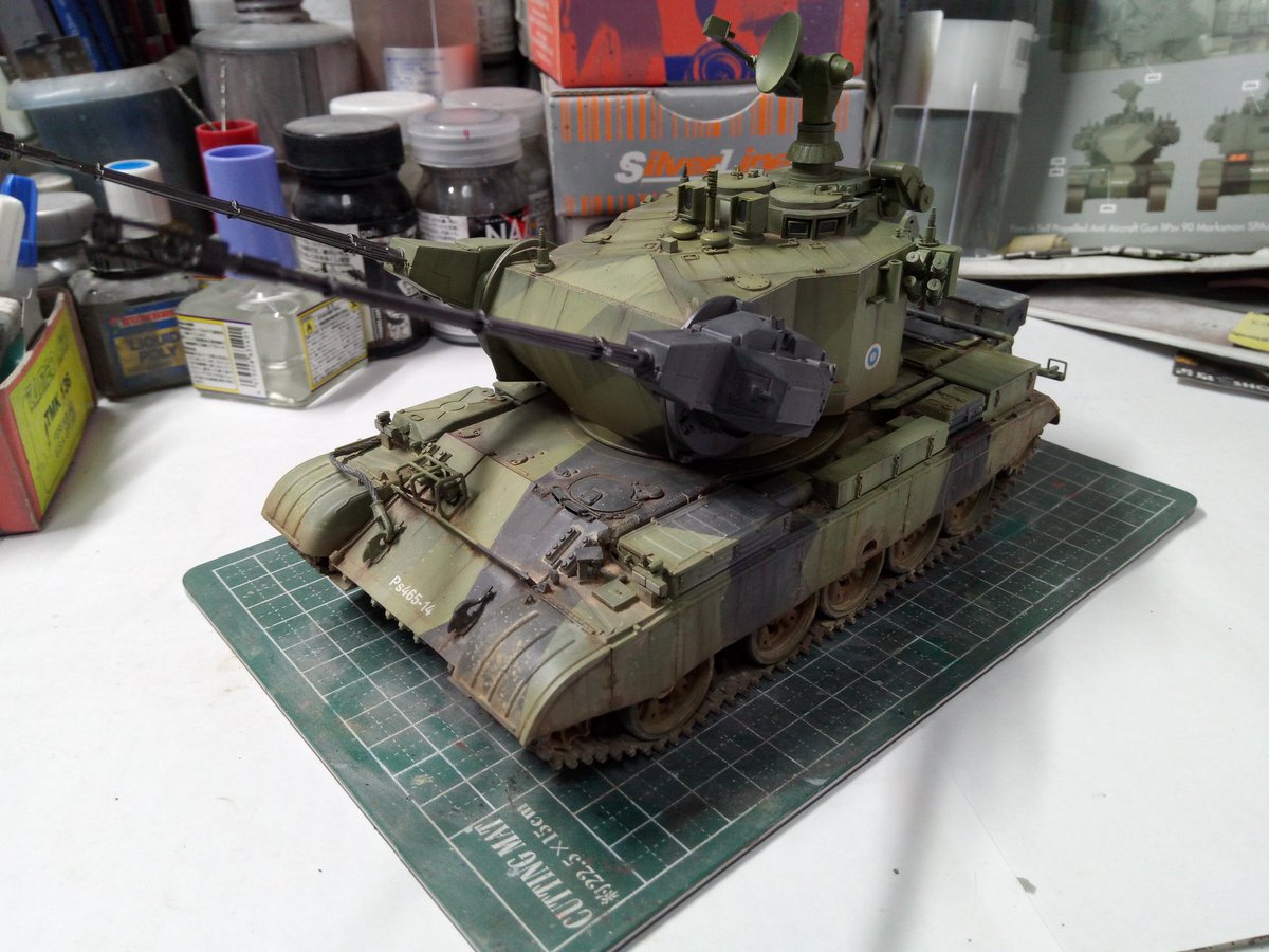 とりあえず完成かな? TAKOM 1/35 ItPsv 90 Marksman SPAAG