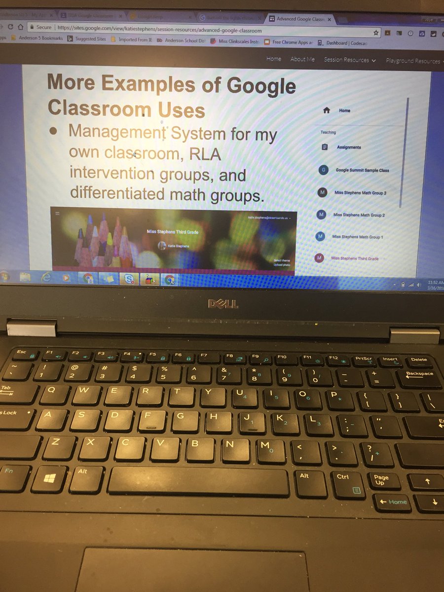clink_joye's tweet photo. Did you know you don’t have to be a classroom teacher to use google classroom? Do you want to cut down on the number of emails you send? Set up a google classroom! Communication made easier among your faculty and staff! #a5Gsummit #RAMSTeamLG https://t.co/gasvIV7MVM