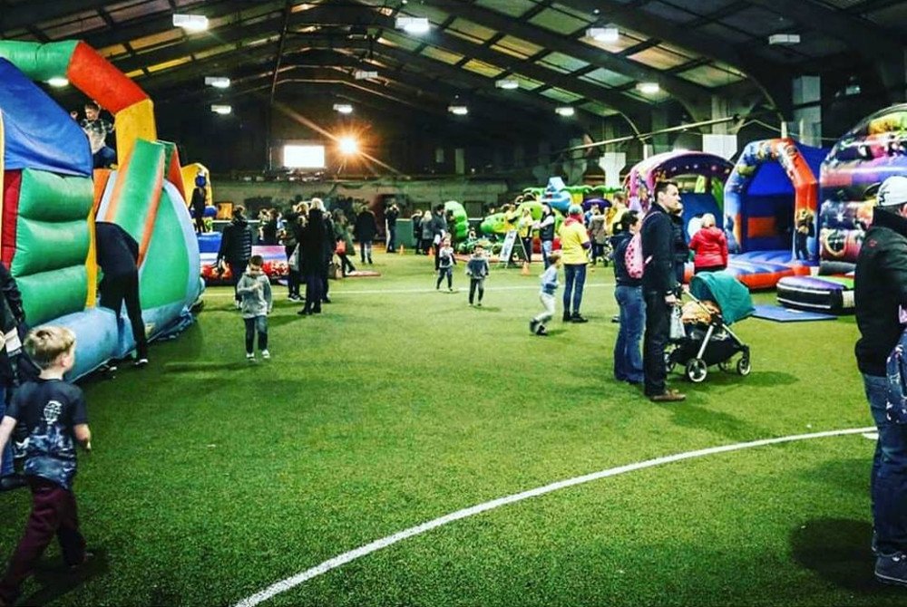 Bouncing Bash Up by <a href="/Inflatable_Ape/">Inflatable Ape Yorkshire</a> at Hemsworth Sports Centre
31st of March and 1st of April. Tickets start from £4.50. Book here: inflatableape.com