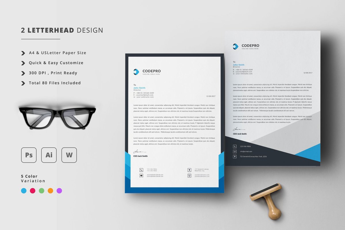 Designs_Templat's tweet image. By this #letterhead create brand image and 
make company professional in appearance 
buff.ly/2ElwRs5 #Corporate #Psd