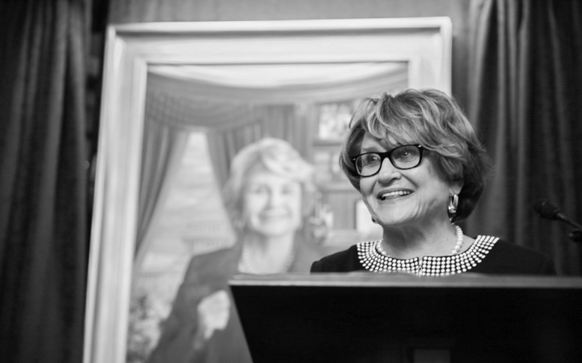 HouseDemocrats's tweet photo. Our hearts are heavy today with the passing of our colleague and dear friend Congresswoman Louise Slaughter. She was a tireless champion for the people of western New York and hardworking Americans across the country. She will be missed dearly. https://t.co/M7Z9gV2Ave