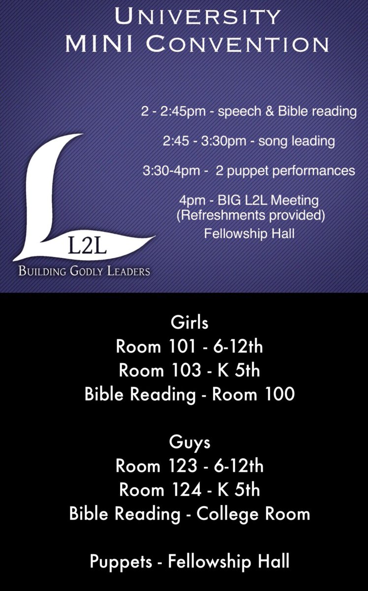 universityym's tweet photo. This Sunday from 2-4pm will be our Mini Convention https://t.co/awBWx0jqnJ