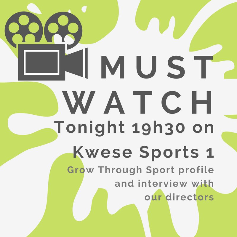 Watch KWESÉ SPORTS tonight at 19h30!
Two of our Directors, Sanmarie and Jowidene will be chatting to <a href="/romytitus/">Romy Titus</a> about our plans, passions and the vision for the future.

#WonderWomenInSport #WWS #KweseESPN #empowHER #sportfordevelopment #girlscount #sport #SDGs