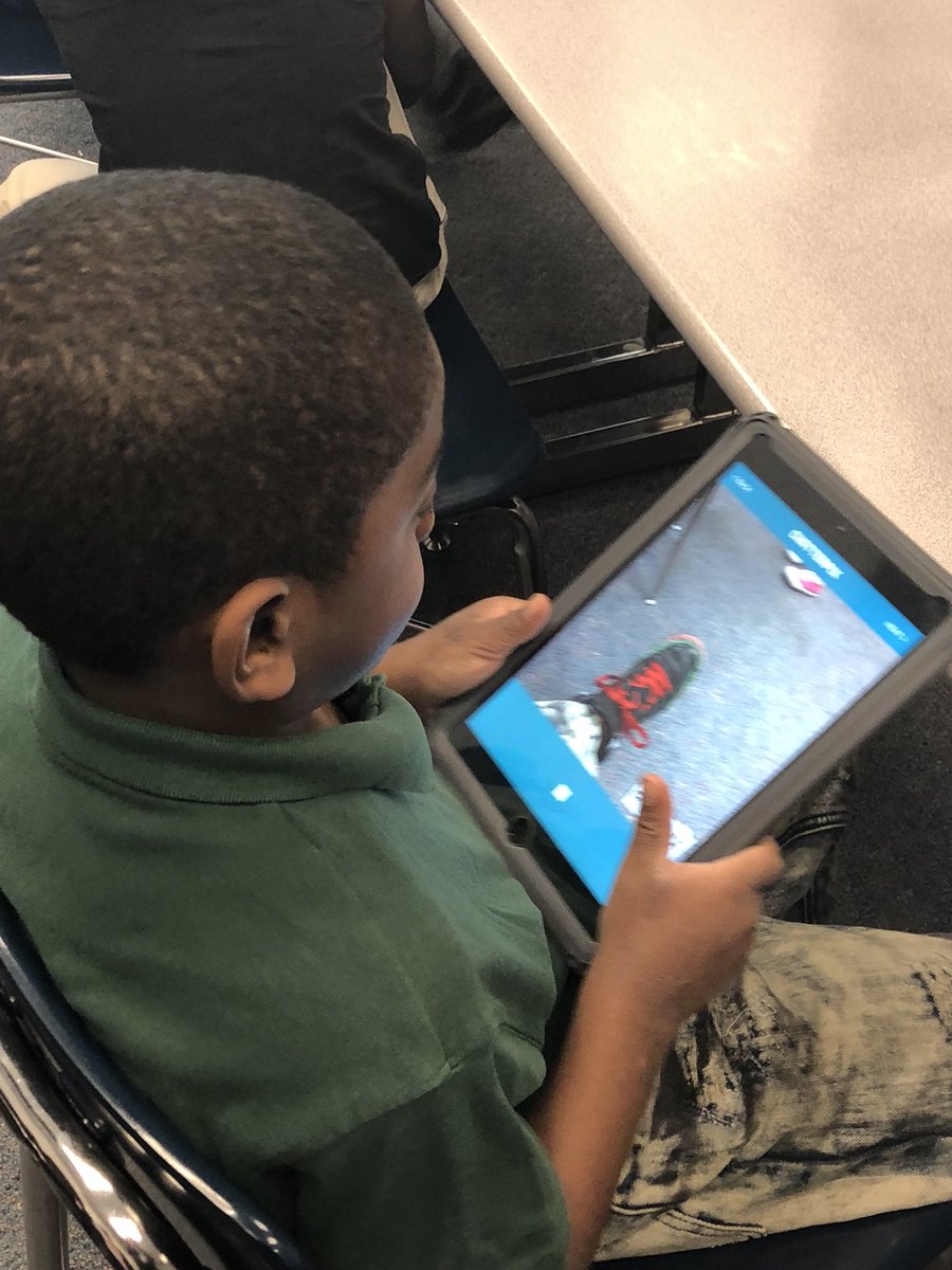 AVedeikis's tweet photo. We are learning how to use @ChatterPixIt to get ready for our big lesson next week. #creationapp #mediafun #myshoecantalk #whatwedoatdole @HDESBobcats @HDESPrincipal @FITinEDU https://t.co/7tVAr3LMnq