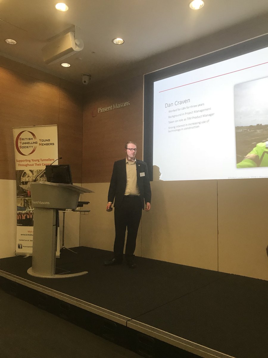 Next, Daniel Craven from <a href="/LBA_London/">LBA</a> is demonstrating us the benefits from using the Construction Data through Database -TIM. #BTSYM2018 #conference #Drivinginfrastructureforward