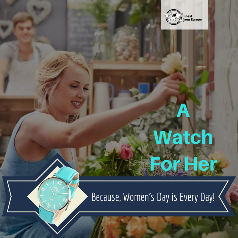 FFEurope's tweet photo. This weekend, pamper the source of your happiness – the woman in your life. 
Why wait for next Women’s Day, when you can gift her this wonderful watch today: https://t.co/0r4KBULhOA
.
#fashionwatch #fashion #accessories #watches https://t.co/XdMdoXnTOd