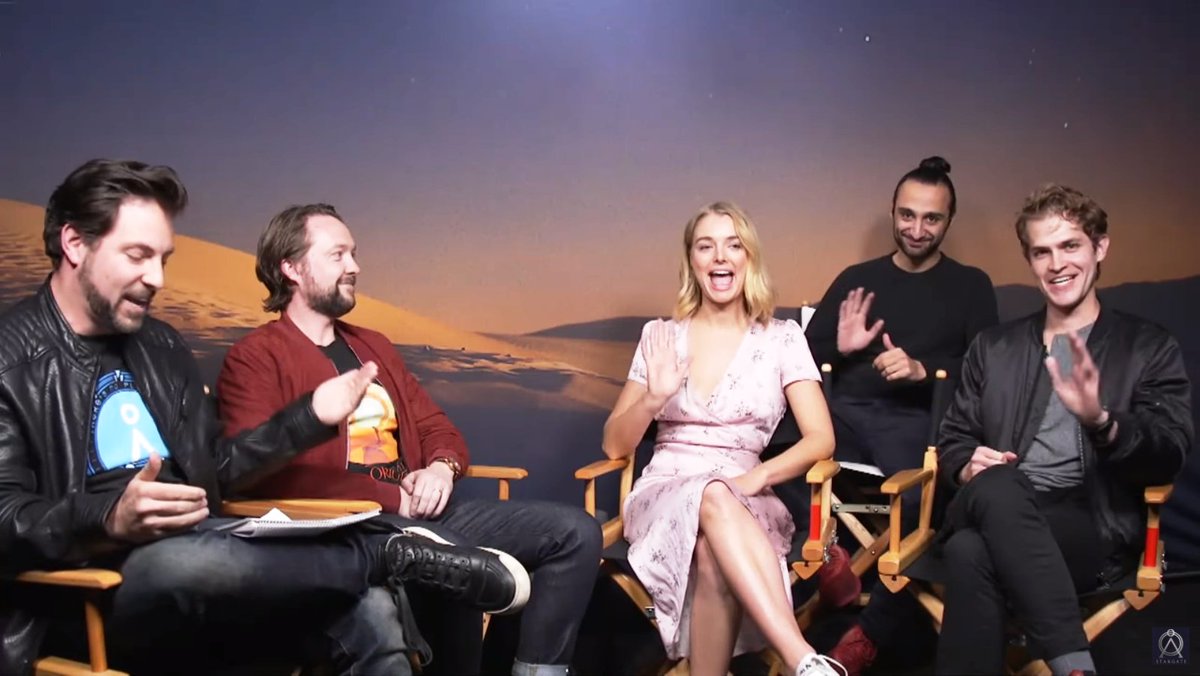 atlantistvru's tweet photo. A special discussion of #StargateOrigins with the main #cast members #EllieGall (@Elli_Gall), #PhilipAlexander (@Pip_Alexander), #ShvanAladdin (@ShvanAladdin) and hosts @Dickson_Kieran and @BernieBregman.

https://t.co/xFYbc1J3Jd

#Stargate #Origins #SGO #SGC #StargateCommand https://t.co/bR8IeWDLFi