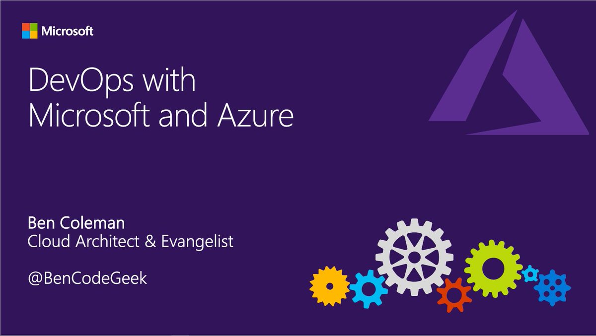 For #Developers, starting your DevOps project on #Azure? Watch the session from <a href="/BenCodeGeek/">Ben Coleman</a> at our February #DevOps workshop and see how easy it is to set up a pipeline to Azure in minutes.
#VSTS #ContinuousDelivery <a href="/msdevUK/">Microsoft Developer UK</a>