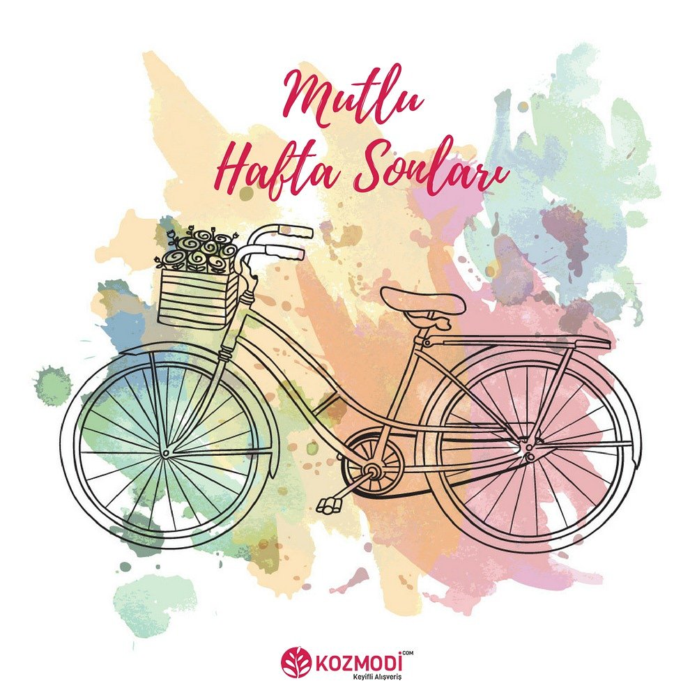 kozmodi's tweet photo. Güneşli havaların tadını çıkartacağınız mutlu bir hafta sonu geçirmeniz dileğiyle🌝🚲 #kozmodi #kozmetik #dermokozmetik #Haftasonu #ilkbahar #bisiklet #güneş #mutluhaftasonu https://t.co/ZcpJToNlAa