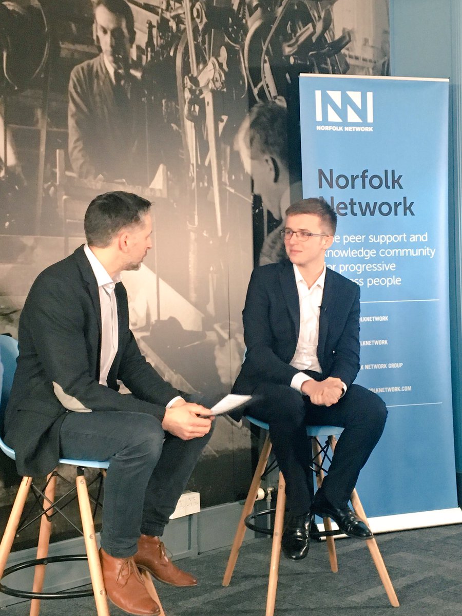 Really enjoyed the interview with George Davis from <a href="/SenLabGroup/">The SenLab Group</a> by <a href="/HYPE_LC/">LC Hype</a> on growth &amp; scaling up at today’s <a href="/norfolknetwork/">Norfolk Network</a> 👍🏼