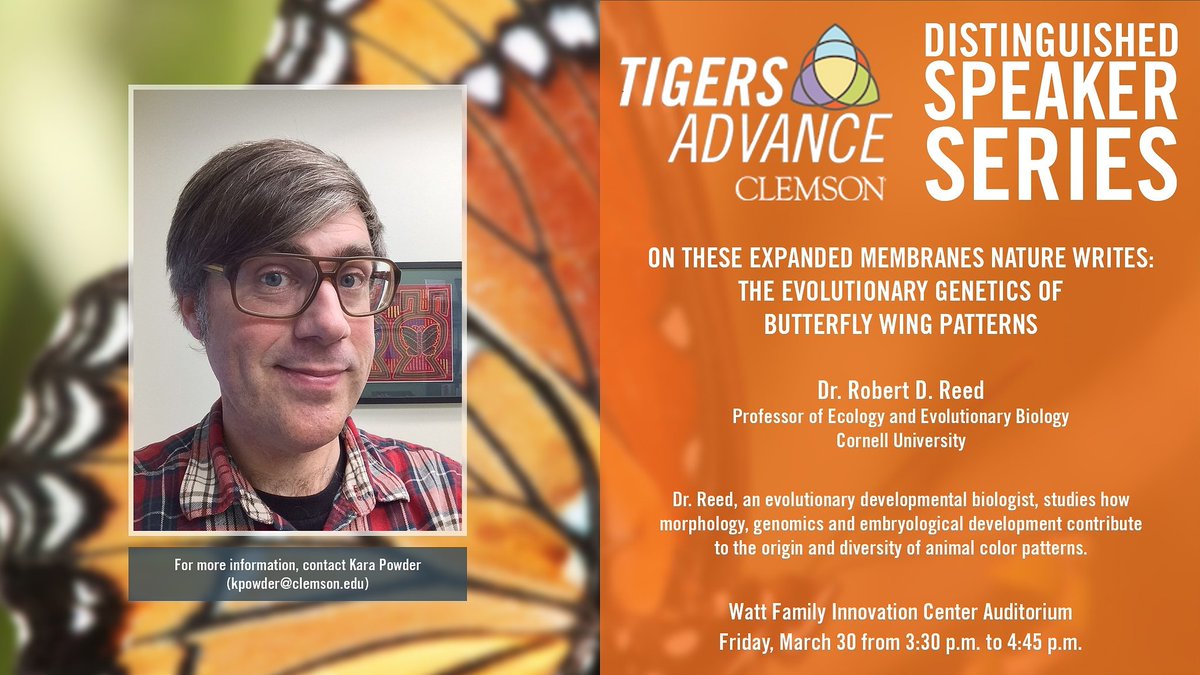 Mark your calendars! Join us in welcoming our next Distinguished Speaker, Dr. Robert Reed, on March 30th!