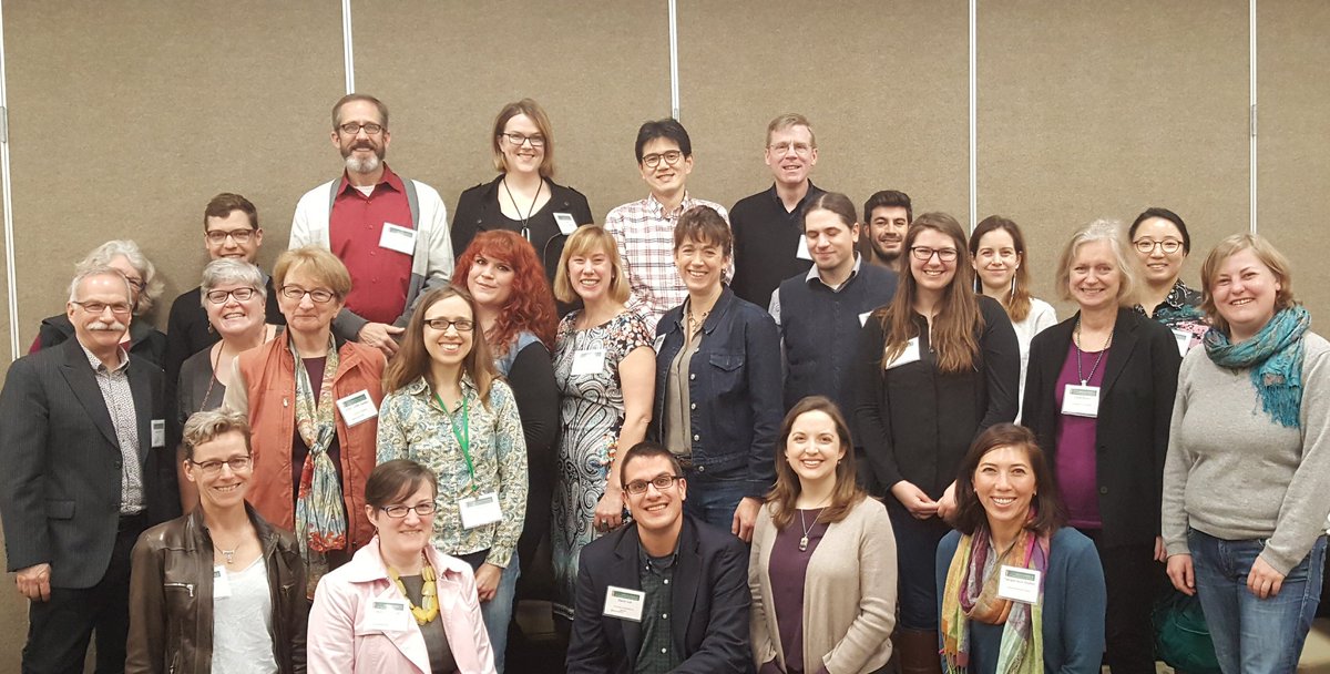 Conevery's tweet image. Historians of health &amp;amp; environment #ASEH2018! @H_EnviroHealth Thanks to @QuarantineKatie for encouraging scholars to grin early in the morning!