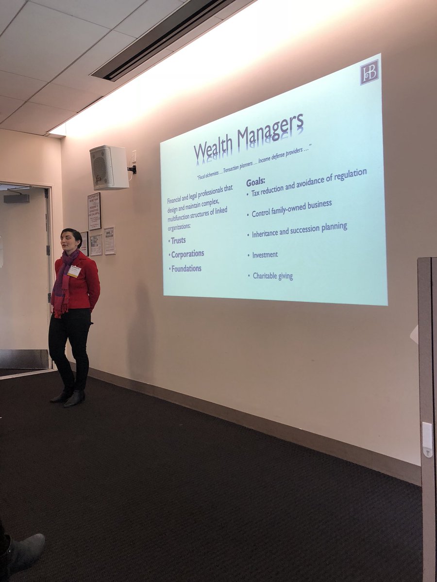 Apra_GNY's tweet photo. Mysteries of wealth managers &amp; what they do (&amp; how they make #prospectresearch harder!)  @KristinaHBG @Rachel_Dakarian #ProspectCon2018 https://t.co/XGjdwYa1NN