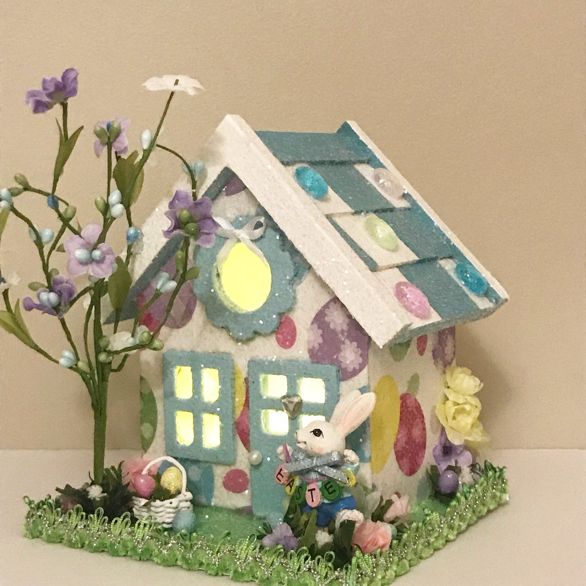 DesignsRenae's tweet image. Custom order complete.  #jillrenaedesigns #custom #putzhouse