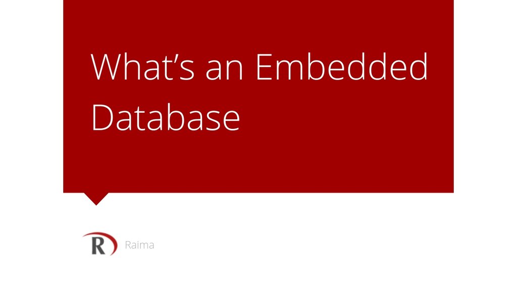 RaimaDB's tweet image. "The interesting thing about the simple embedded architecture here is that the code always accompanies your own application’s code." goo.gl/Y3ecJf #EmbeddedDatabase #Raimaembeddeddatabase #EmbeddedSystem
