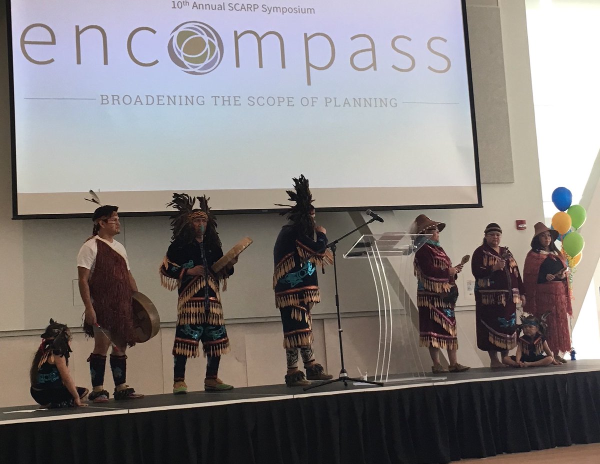 We are honoured to open our symposium with a traditional Coastal Salish welcoming song performed by the @CoastalWolfPack
It’s not too late! Join us for a wonderful day of broadening your scope of planning!
#SCARPSymp