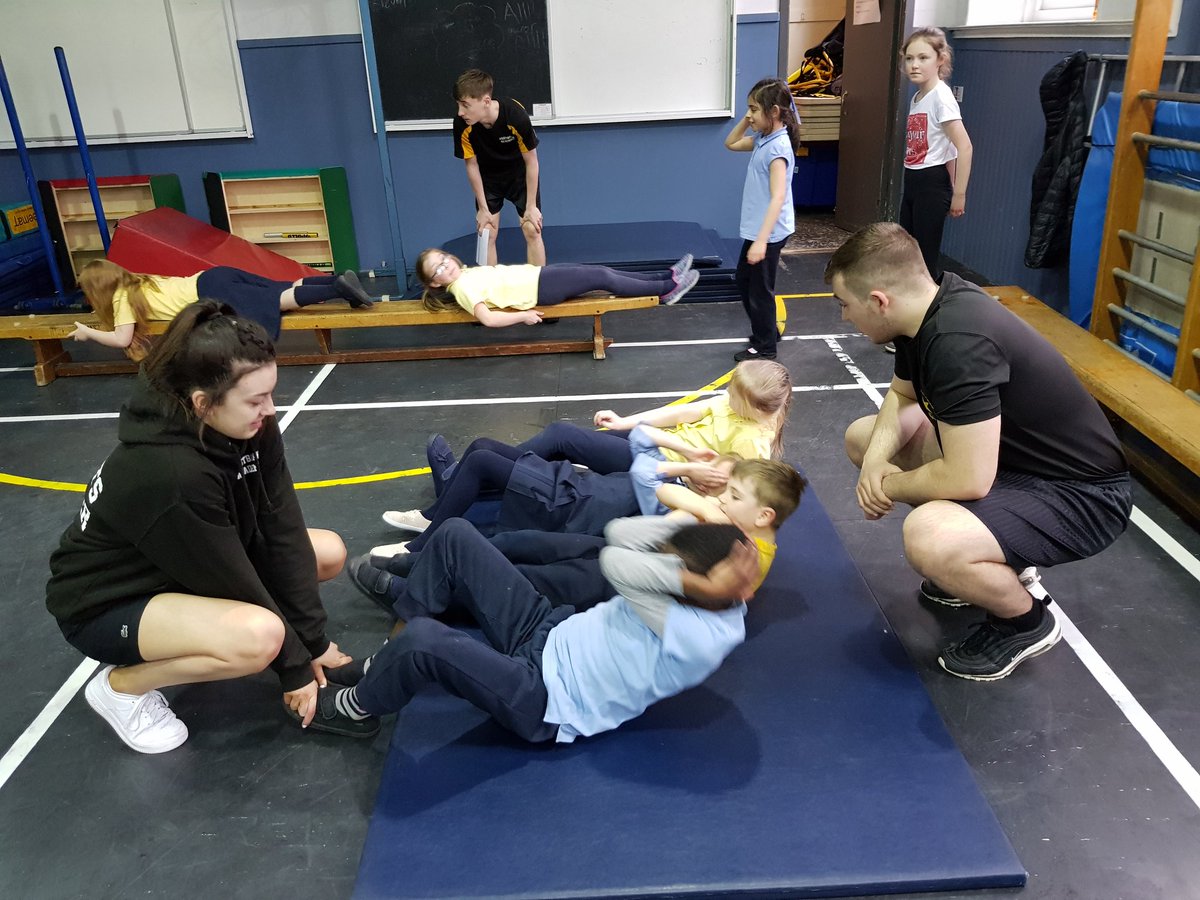 WellshotPrimary's tweet photo. Great to see so many familiar faces as @EastbankAcademy Sports Leaders delivered PE sessions this afternoon. #abigthanks #effectivecontributors https://t.co/vbuTPi6gB3