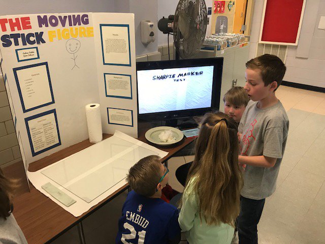 ChathamPark_ES's tweet image. 4th and 5th grade CP Scientists shared their Science Fair presentations with students and staff today.  Good luck this evening during the official competition! All are welcome to attend...presentations begin at 6:45PM. #CPPRIDE