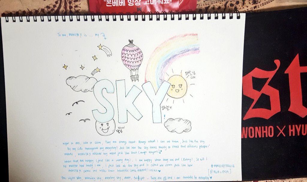 0618x0514's tweet photo. To me, Monsta X is...
MY SKY! #MONSTAXToggle 

Thank you for being by my side
항상 고마워요 내 천사들💞 
사랑해요 우리 끝까지 함께하자~ https://t.co/59OcugOeiZ
