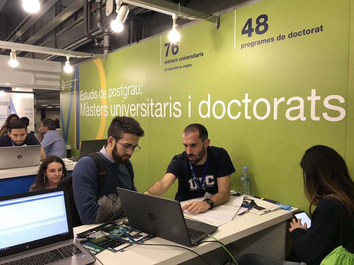 la_UPC's tweet photo. Quin futur vols? Ja ho tens clar? 
📆 Avui i demà, al #SaloFutura, t’expliquem els estudis de postgrau #UPC. 
Vine! El teu futur està a la #UPC. 
#laUPCemMOU #mastersUPC #doctoratsUPC https://t.co/sUHyUKmrDm