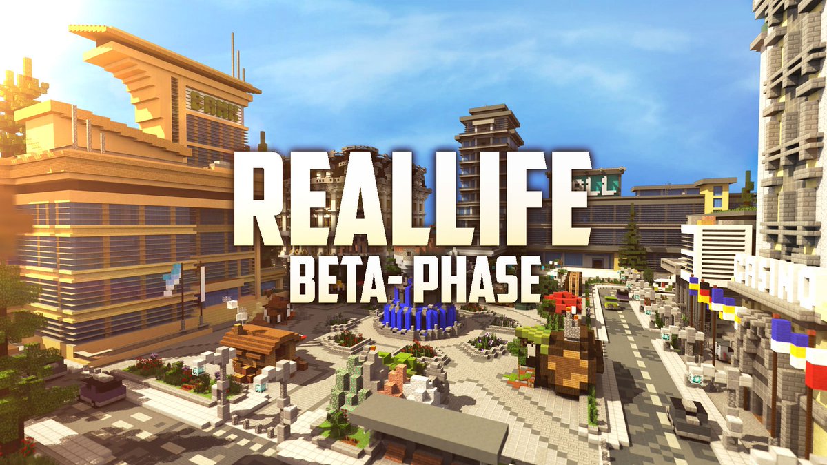 Die Reallife Beta-Phase ist endlich gestartet! 🏙️
Alle Spieler mit einem Premium Rang, können ab sofort Reallife auf Cytooxien betreten und spielen! 

Weitere Informationen zur Beta gibt es hier: 
goo.gl/bcmhWH