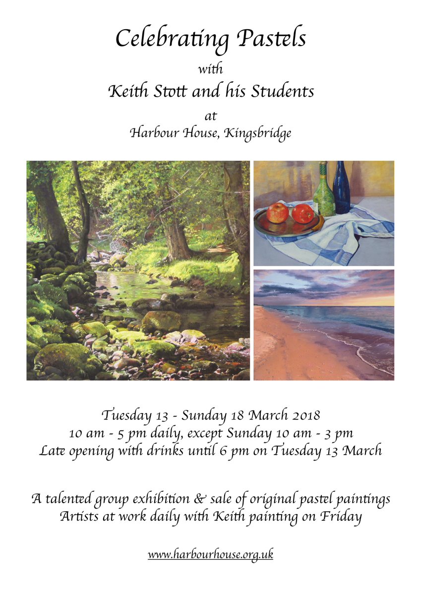 @SWAc Academician Keith Stott presents Celebrating Pastels: A group exhibition and sale of paintings by Keith and his students at @HHArtsandYoga,13th - 18th March.
