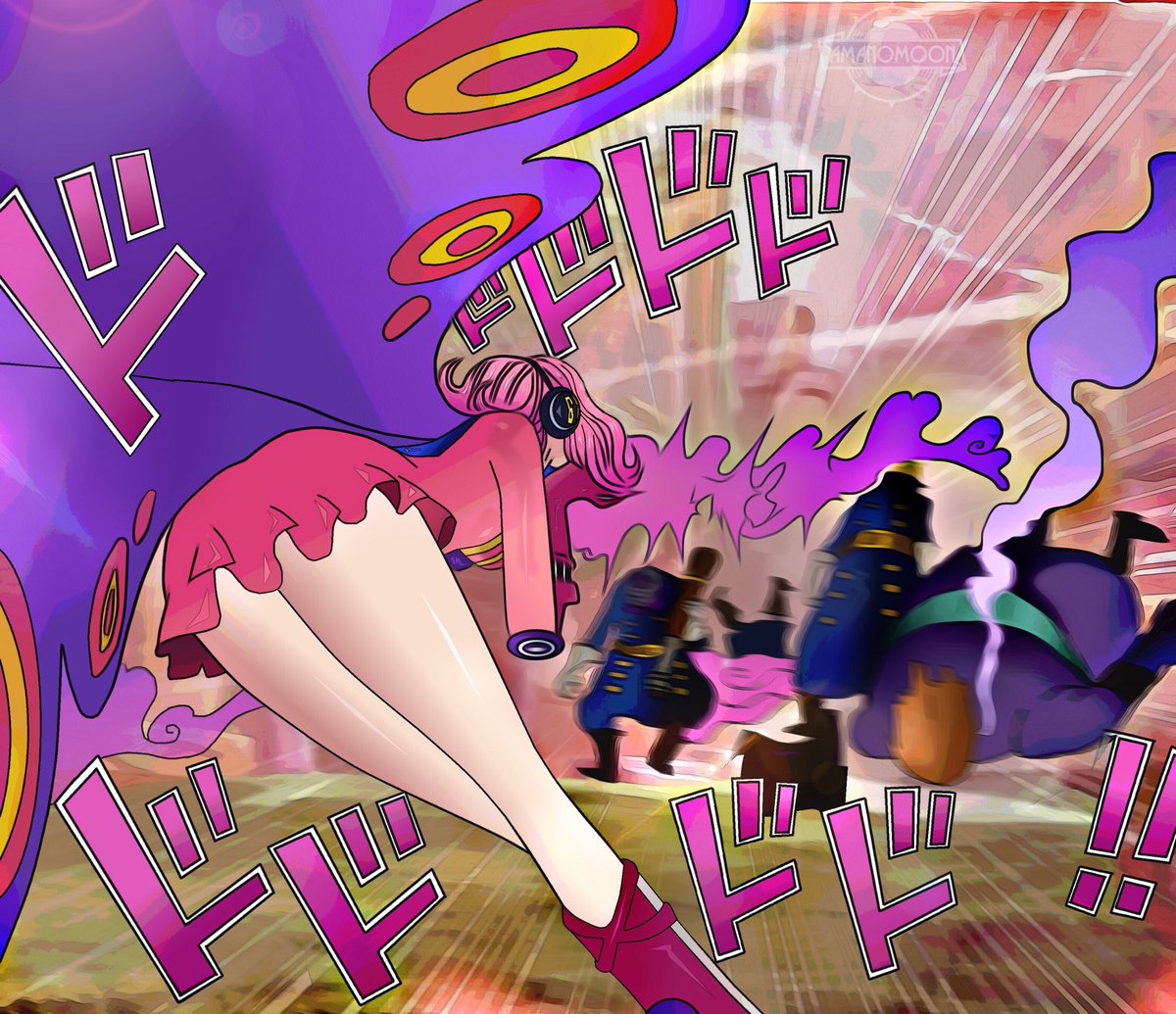 Pandaman One Piece ルフィ 東京ワンピースタワー Onepiece Spoil Chapter 8 Reiju Pink Hornet Colors キャロット ワンピース ルフィ 僕のヒーローアカデミア ワンピース スカイピア シャーロット カタクリ オールマイト ロロノア ゾロ