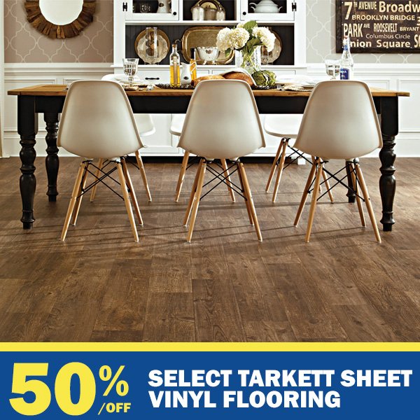 50% OFF Select Tarkett Sheet Vinyl Flooring.
On Now until March 31st.

View products: happyharry.com/interior/floor…