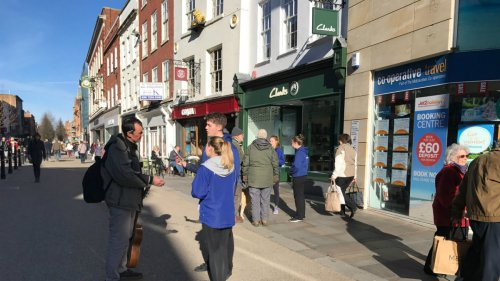 thecsp's tweet image. Students raise the profile of physiotherapy in Worcester dlvr.it/QLFfGd