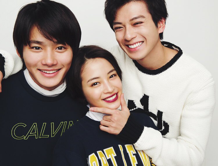 この3人最高すぎる、もはや神 #広瀬すず #野村周平 #新田真剣佑