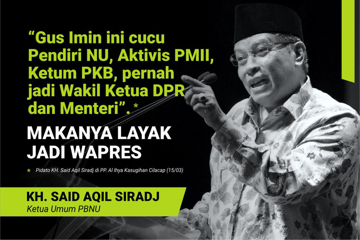 CAK IMIN PALING LAYAK MENDAMPINGI JOKOWI Di PILPRES 2019. 

#CakiminUntukNegeri 

<a href="/jokowi/">Joko Widodo</a> 
<a href="/cakimiNOW/">A Muhaimin Iskandar</a> 
<a href="/Jazilul_Fawaid/">Jazilul Fawaid</a> 
<a href="/marwan_jafar/">Marwan Jafar</a> 
<a href="/Kadir_Karding/">Abdul Kadir Karding</a> 
<a href="/Jkw_CakImin/">KORNAS JOIN 2019 🏛</a> 
@JOINKalsel