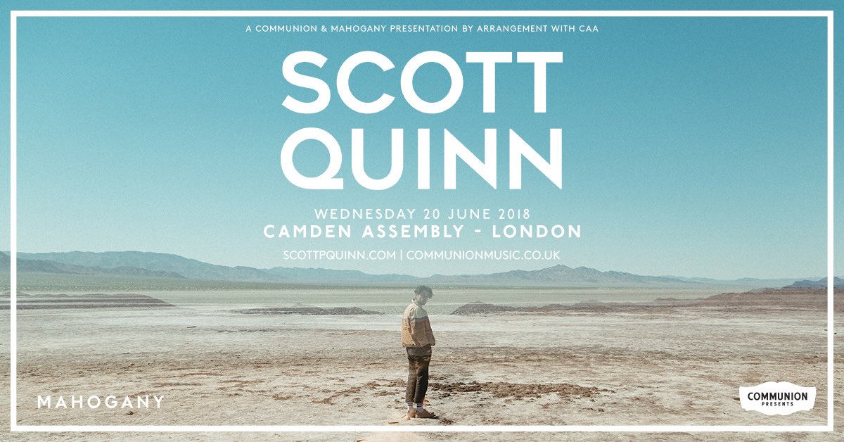 ScottPQuinn's tweet photo. !! GIG ANNOUNCEMENT !!

So excited to share that I will be playing my DEBUT HEADLINE SHOW IN LONDON at @CamdenAssembly on June 20th 💥

Can’t wait to play you all my new material with my awesome band!

Make sure to get your tickets quick 👇
 https://t.co/loa5tzksIz https://t.co/vKFUoo6d8r