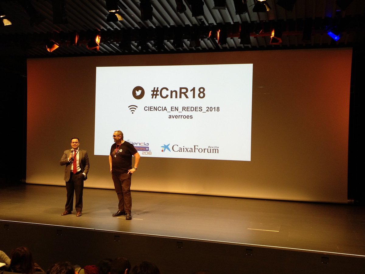 Paridad, inclusión, cooperación, ciencia ciudadana. Esto y mucho más en #CnR18 
#CienciaEnRedes #mccupf #MujeresDivulgadoras <a href="/javierarmentia/">javier armentia</a> @cienciaLGTBIQ <a href="/ccupf/">CCS-UPF</a> <a href="/bsm_upf/">UPF-BSM</a>