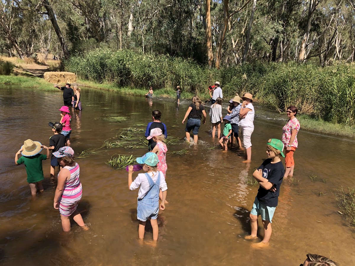 GHCMA's tweet photo. Congrats to the #Harrow community for the #FirstX1 event last weekend. A highlight for families was the #GlenelgRiver and the 400 strong #duckrace that raised $2000 for the community, given a helping hand by #eflows and the #CFA. #waterforvictoria #TheJohnnyMullaghCricketMatch https://t.co/ZIWr35TnnW