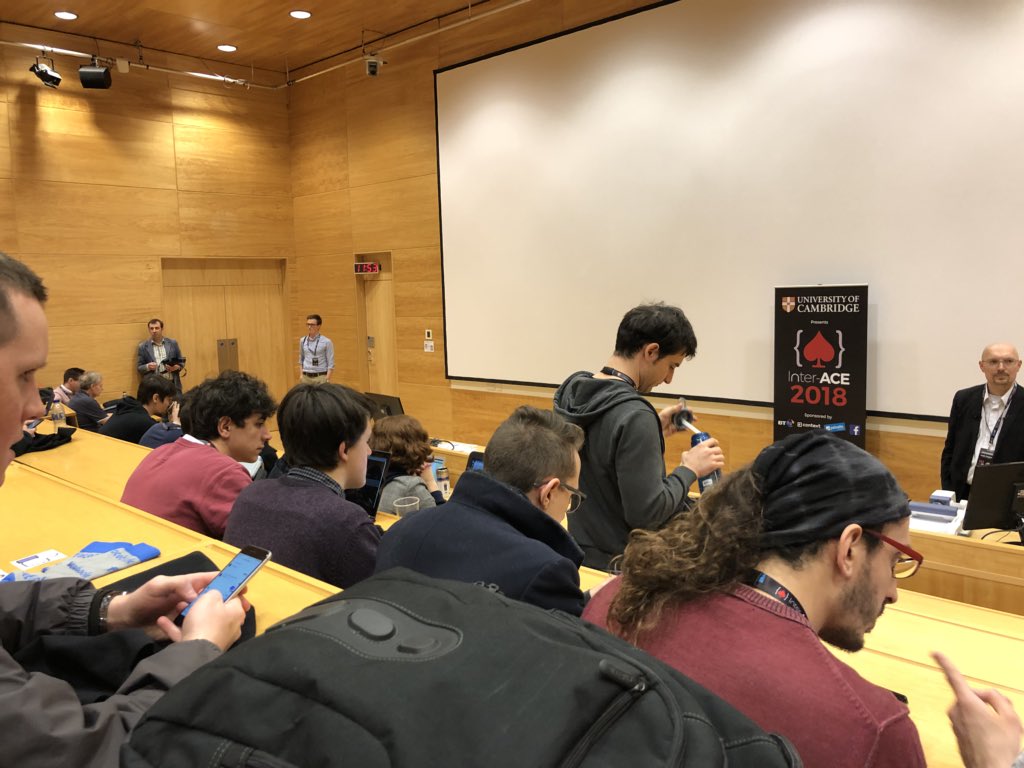 RyanGForbes's tweet photo. Arrived @Cambridge_Uni ready for @InterACEcyber with team @_enusec_ ! @aabywan @LloydLabs https://t.co/eVPhvDTrNx