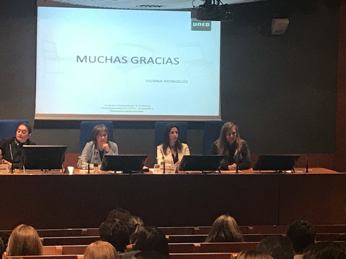 CongreProtocolo's tweet photo. Turno de preguntas para finalizar las intervenciones de este IV #CIEPC #protocolo #ProtocoloUNED #ceremonial #eventos #comunicación https://t.co/tKXQHy0jb7