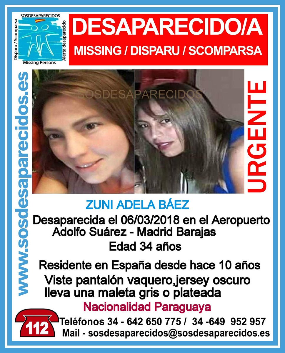 🆘Urgente⚠
Esta es Zuni y ha #desaparecido en el aeropuerto Adolfo Suárez #Madrid #Barajas 
¿La has visto?
☎️062
☎️091
☎️112
Tu RT no cuesta nada y ayuda mucho