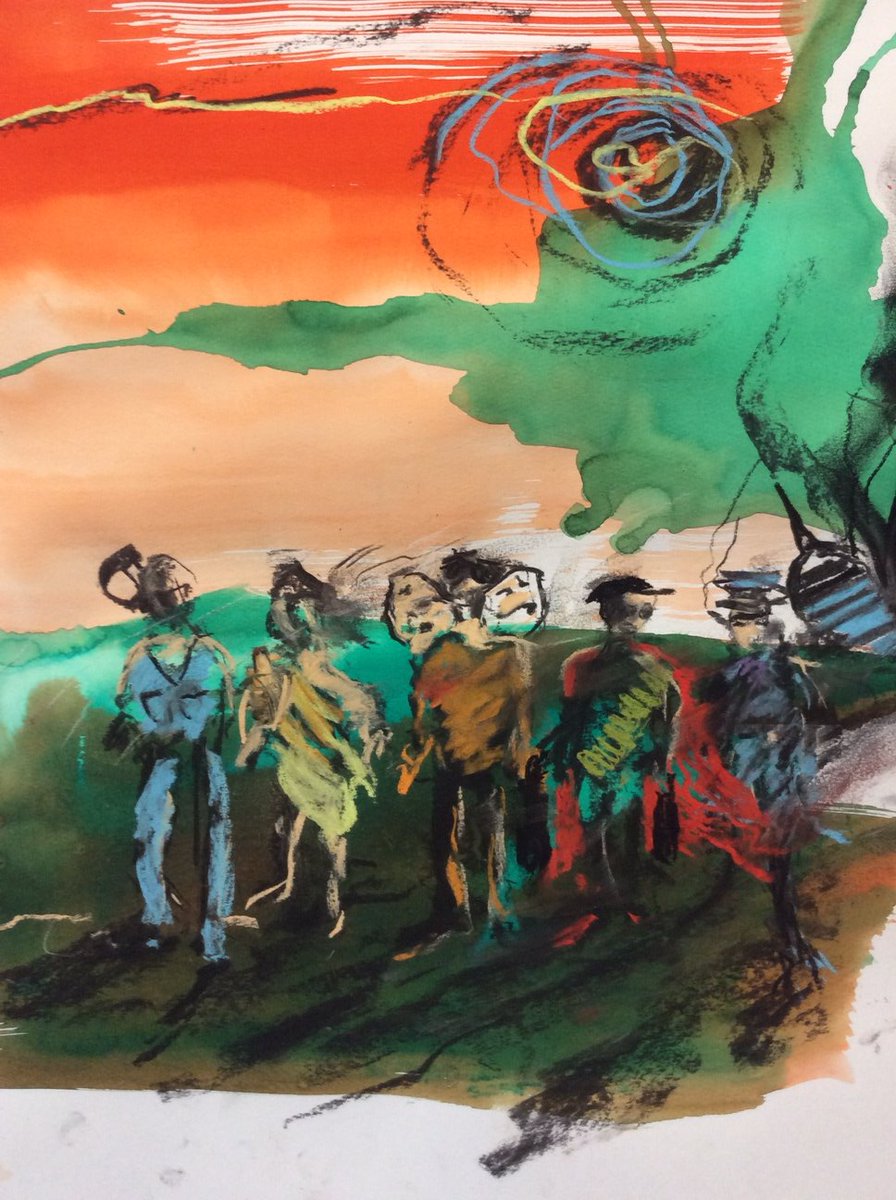 De schets voor onze nieuwe fotoshoot is af! Nu de oefenruimte in; later meer van dit!
Schets door Joost IJland.
#funk #art