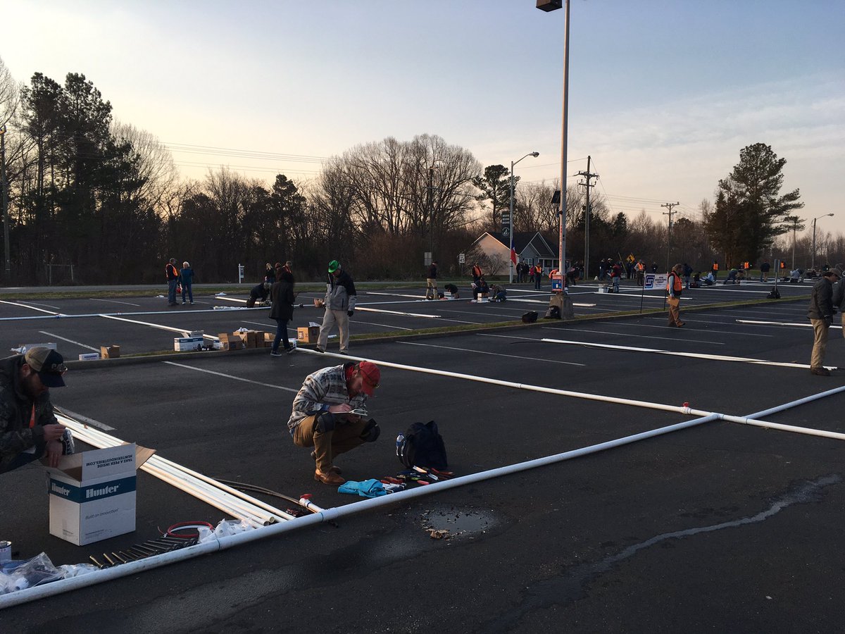 IrrigationCnslt's tweet photo. Judging Irrigation Assembly this morning!  45 teams of chilly, nervous students! #nclc https://t.co/I3o485uBBn