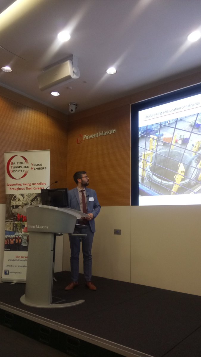 BTSYM's tweet photo. Last presentation of the second session - given by Florin Edu of @Barhaleltd- showcased the difficulties of working near the Thames River Wall when the Chelsea to Battersea Tunnel shafts were sunk! #btsym2018 #conference #Drivinginfrastructureforward https://t.co/hQh3sCO94t